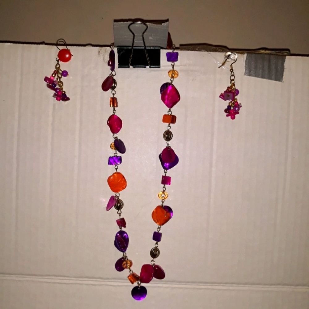 Handmade Necklace & Earrings